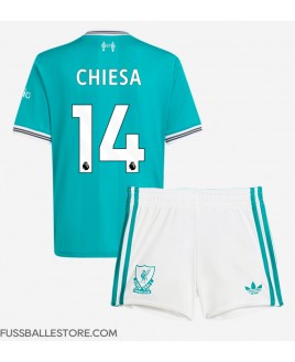Günstige Liverpool Federico Chiesa #14 3rd trikot Kinder 2025-26 Kurzarm (+ Kurze Hosen)